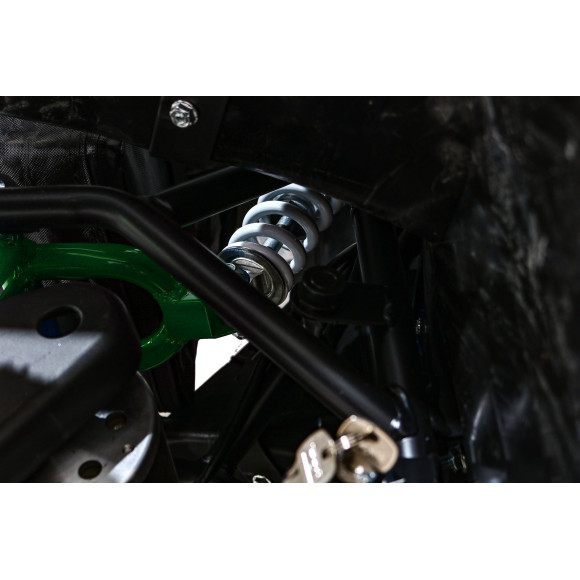 Quad HIPERFECT na akumulator Zielony 35km/h + Silnik bezszczotkowy 1000W + Koła pompowane + Regulacja siedzenia Quad HIPERFECT na akumulator Zielony 35km/h + Silnik bezszczotkowy 1000W + Koła pompowane + Regulacja siedzenia