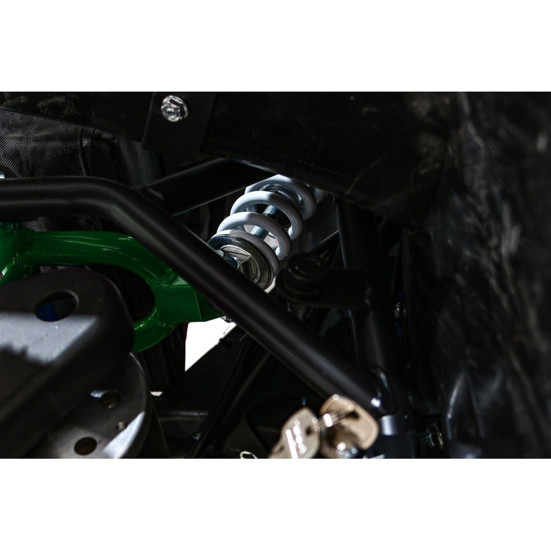 Quad HIPERFECT na akumulator Zielony 35km/h + Silnik bezszczotkowy 1000W + Koła pompowane + Regulacja siedzenia
