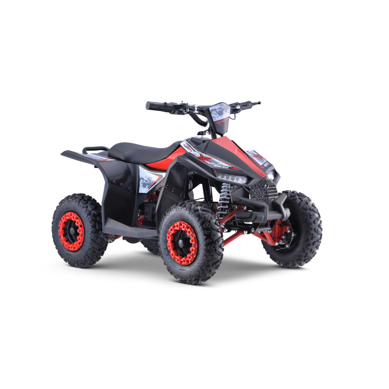 Quad HIPERFECT na akumulator Czerwony 35km/h + Silnik bezszczotkowy 1000W + Koła pompowane + Regulacja siedzenia
