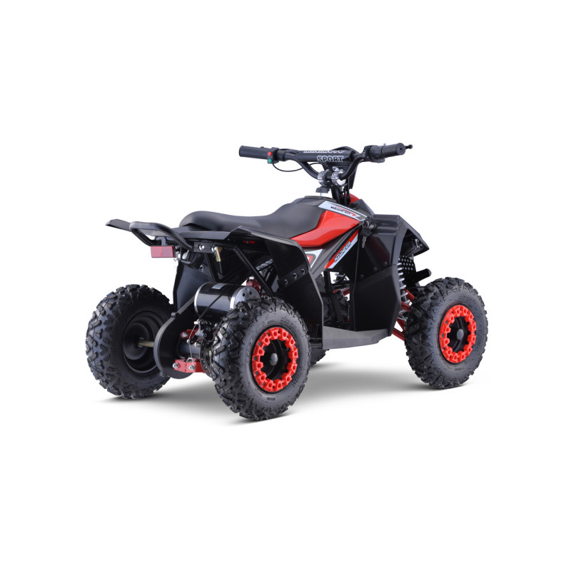 Quad HIPERFECT na akumulator Czerwony 35km/h + Silnik bezszczotkowy 1000W + Koła pompowane + Regulacja siedzenia