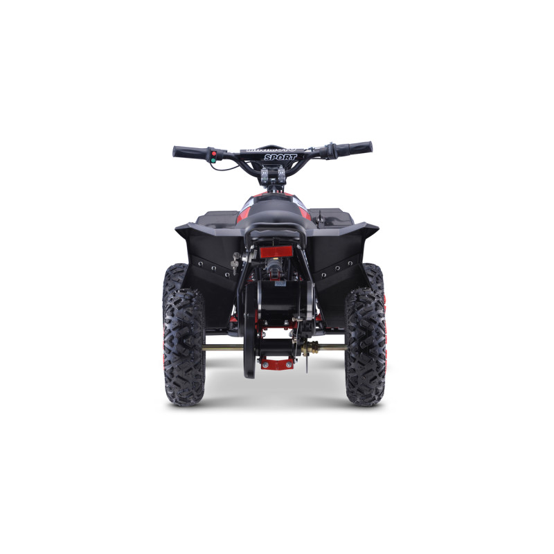 Quad HIPERFECT na akumulator Czerwony 35km/h + Silnik bezszczotkowy 1000W + Koła pompowane + Regulacja siedzenia