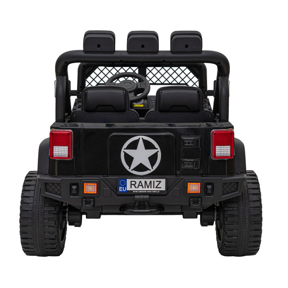 Autko terenowe Geoland Power dla 2 dzieci Czarny + Pilot + Silniki 2x200W + Bagażnik + Radio MP3 + LED Autko terenowe Geoland Power dla 2 dzieci Czarny + Pilot + Silniki 2x200W + Bagażnik + Radio MP3 + LED