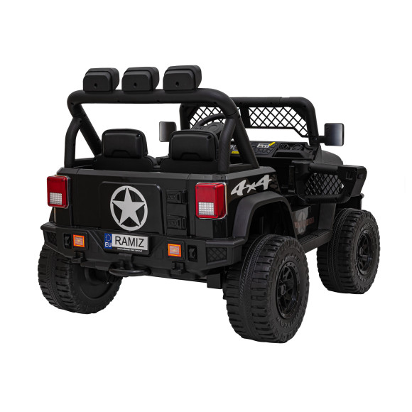 Autko terenowe Geoland Power dla 2 dzieci Czarny + Pilot + Silniki 2x200W + Bagażnik + Radio MP3 + LED Autko terenowe Geoland Power dla 2 dzieci Czarny + Pilot + Silniki 2x200W + Bagażnik + Radio MP3 + LED