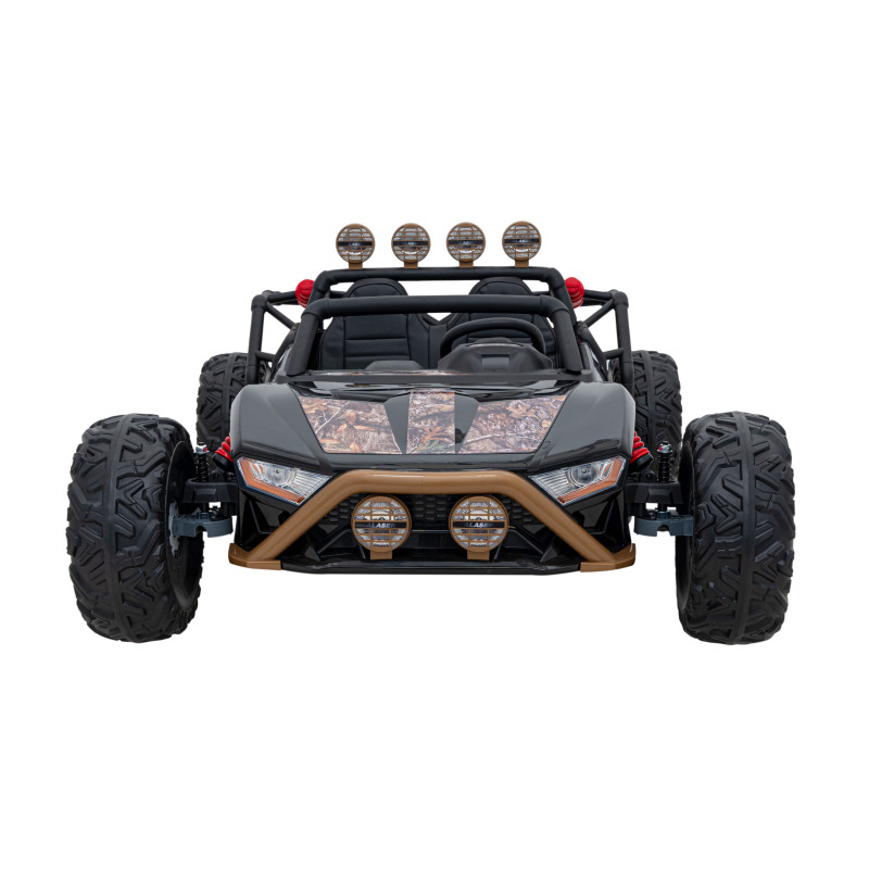 Auto Buggy Racing 5 na akumulator dla dzieci Czarny + Silniki 2x200W + Pilot + Audio LED + Wolny Start