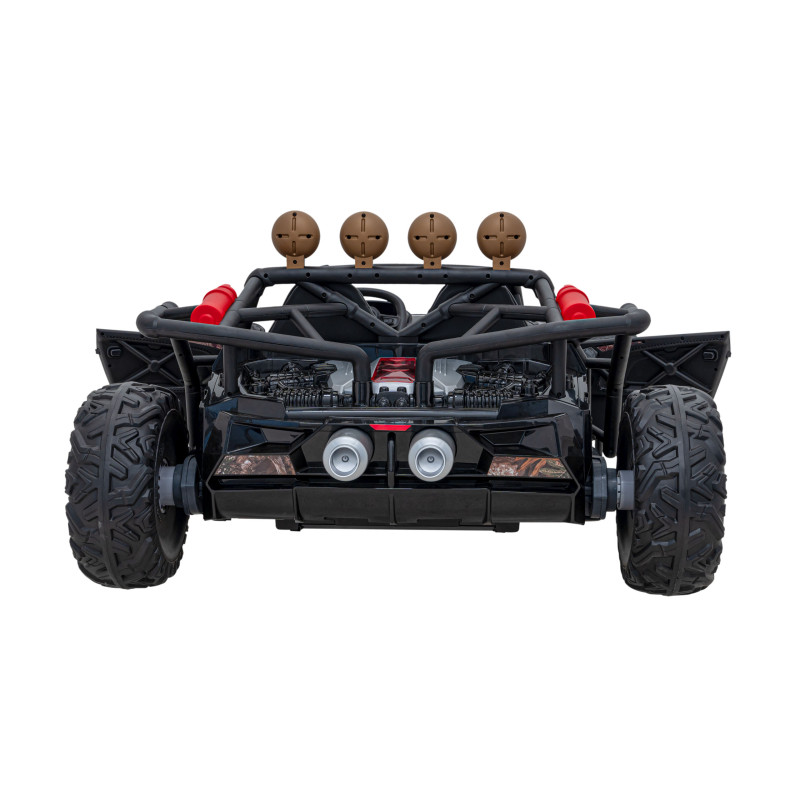 Auto Buggy Racing 5 na akumulator dla dzieci Czarny + Silniki 2x200W + Pilot + Audio LED + Wolny Start