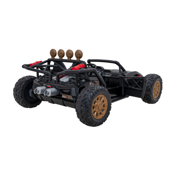 Auto Buggy Racing 5 na akumulator dla dzieci Czarny + Silniki 2x200W + Pilot + Audio LED + Wolny Start