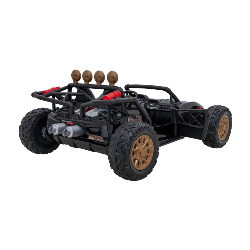 Auto Buggy Racing 5 na akumulator dla dzieci Czarny + Silniki 2x200W + Pilot + Audio LED + Wolny Start