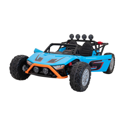 Auto Buggy Racing 5 na akumulator dla dzieci Niebieski + Silniki 2x200W + Pilot + Audio LED + Wolny Start