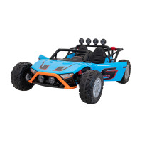 Auto Buggy Racing 5 na akumulator dla dzieci Niebieski + Silniki 2x200W + Pilot + Audio LED + Wolny Start