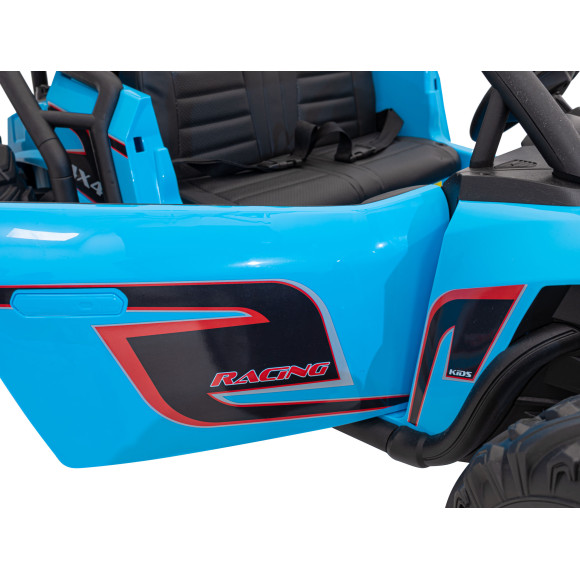 Auto Buggy Racing 5 na akumulator dla dzieci Niebieski + Silniki 2x200W + Pilot + Audio LED + Wolny Start