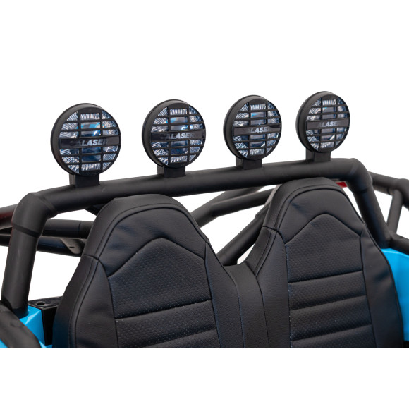 Auto Buggy Racing 5 na akumulator dla dzieci Niebieski + Silniki 2x200W + Pilot + Audio LED + Wolny Start