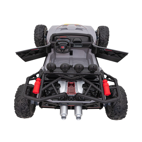 Auto Buggy Racing 5 na akumulator dla dzieci Szary + Silniki 2x200W + Pilot + Audio LED + Wolny Start Auto Buggy Racing 5 na akumulator dla dzieci Szary + Silniki 2x200W + Pilot + Audio LED + Wolny Start