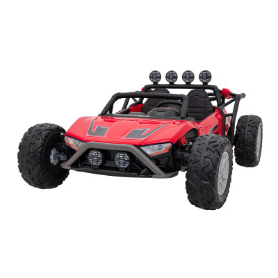 Auto Buggy Racing 5 na akumulator dla dzieci Czerwony + Silniki 2x200W + Pilot + Audio LED + Wolny Start