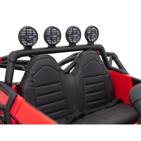 Auto Buggy Racing 5 na akumulator dla dzieci Czerwony + Silniki 2x200W + Pilot + Audio LED + Wolny Start