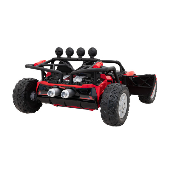 Auto Buggy Racing 5 na akumulator dla dzieci Czerwony + Silniki 2x200W + Pilot + Audio LED + Wolny Start