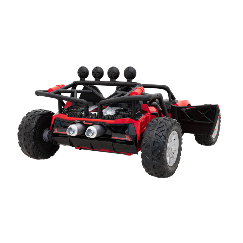 Auto Buggy Racing 5 na akumulator dla dzieci Czerwony + Silniki 2x200W + Pilot + Audio LED + Wolny Start
