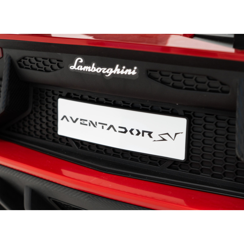 Pojazd Lamborghini Aventador SV Czerwony