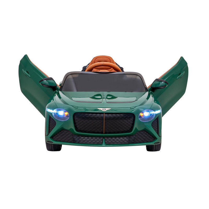 Autko Bentley Bacalar na akumulator dla dzieci Zielony + Pilot + EVA + Wolny Start + Audio LED