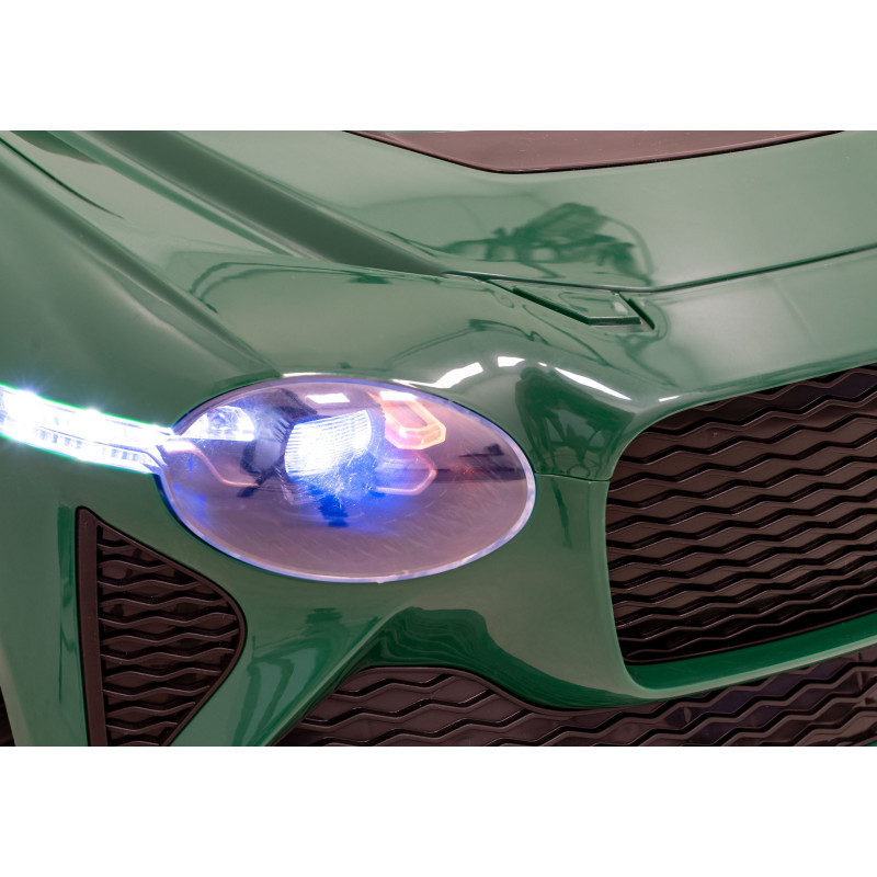 Autko Bentley Bacalar na akumulator dla dzieci Zielony + Pilot + EVA + Wolny Start + Audio LED