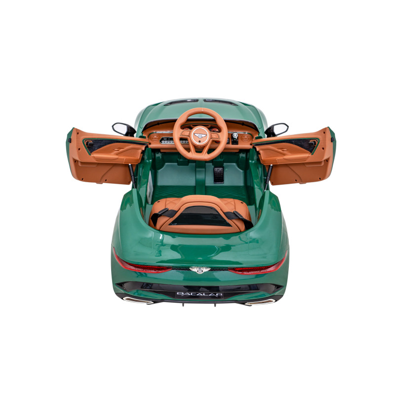 Autko Bentley Bacalar na akumulator dla dzieci Zielony + Pilot + EVA + Wolny Start + Audio LED