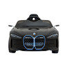 Autko BMW i4 na akumulator dla dzieci Czarny + Wolny Start + EVA + Ekoskóra + Audio LED + Pilot