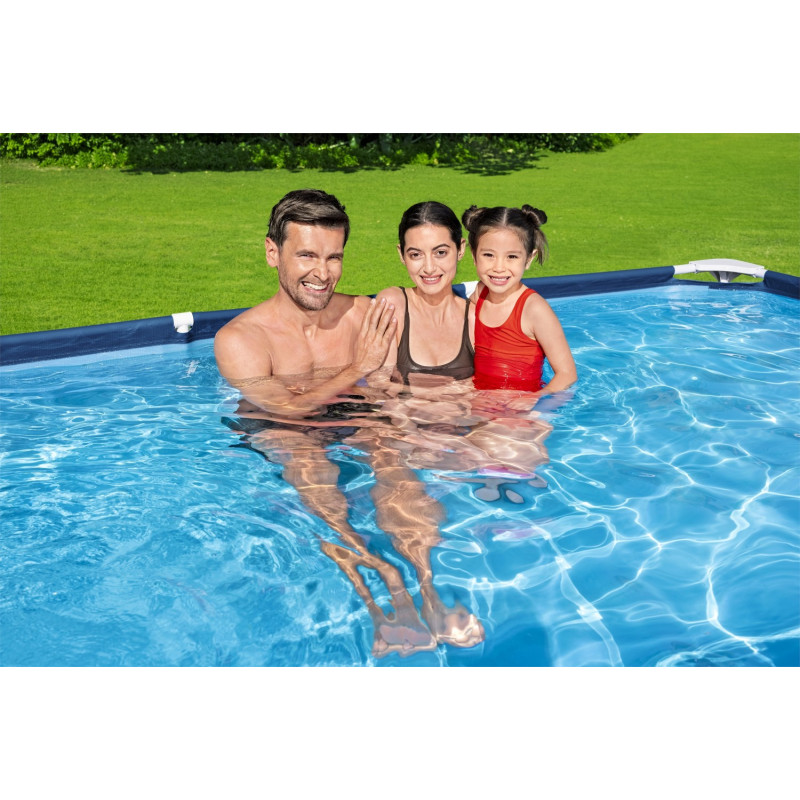 Basen Stelażowy Deluxe Steel Pro 300x201x66 BESTWAY 3w1 + Pompa + Filtr