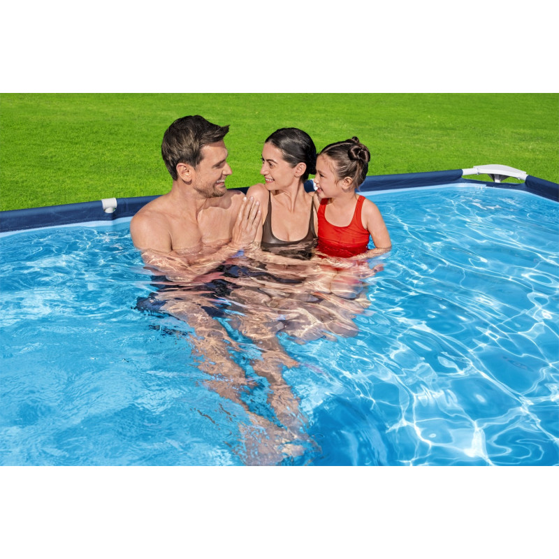 Basen Stelażowy Deluxe Steel Pro 300x201x66 BESTWAY 3w1 + Pompa + Filtr