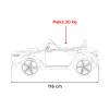 Autko BMW i4 na akumulator dla dzieci Czerwony + Wolny Start + EVA + Ekoskóra + Audio LED + Pilot