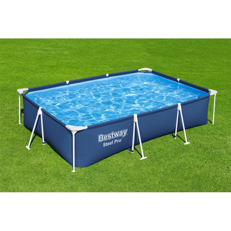 Basen Stelażowy Deluxe Steel Pro 300x201x66 BESTWAY 3w1 + Pompa + Filtr