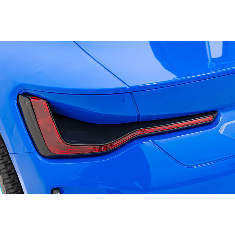 Autko BMW i4 na akumulator dla dzieci Niebieski + Wolny Start + EVA + Ekoskóra + Audio LED + Pilot