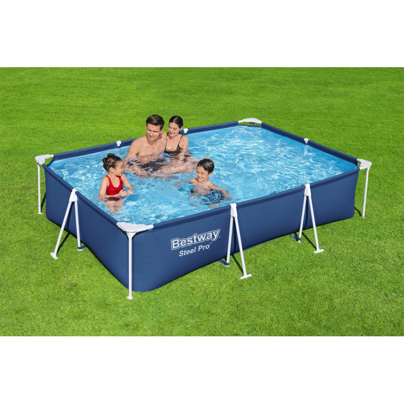 Basen Stelażowy Deluxe Steel Pro 300x201x66 BESTWAY 3w1 + Pompa + Filtr