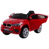 Auto na Akumulator BMW X6 Czerwone Skóra, EVA lakier