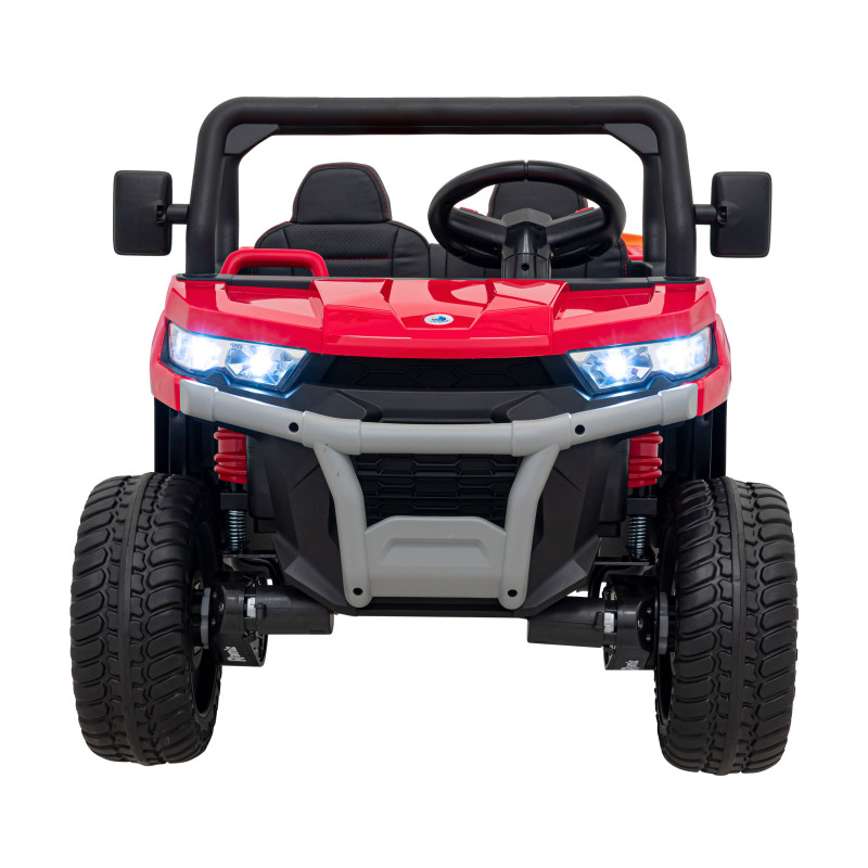 Auto Pick-Up Speed 900 dla dzieci Czerwony + Napęd 4x4 + Ruchomy kiper + Bagażnik + Pilot + Łopatka + Audio LED