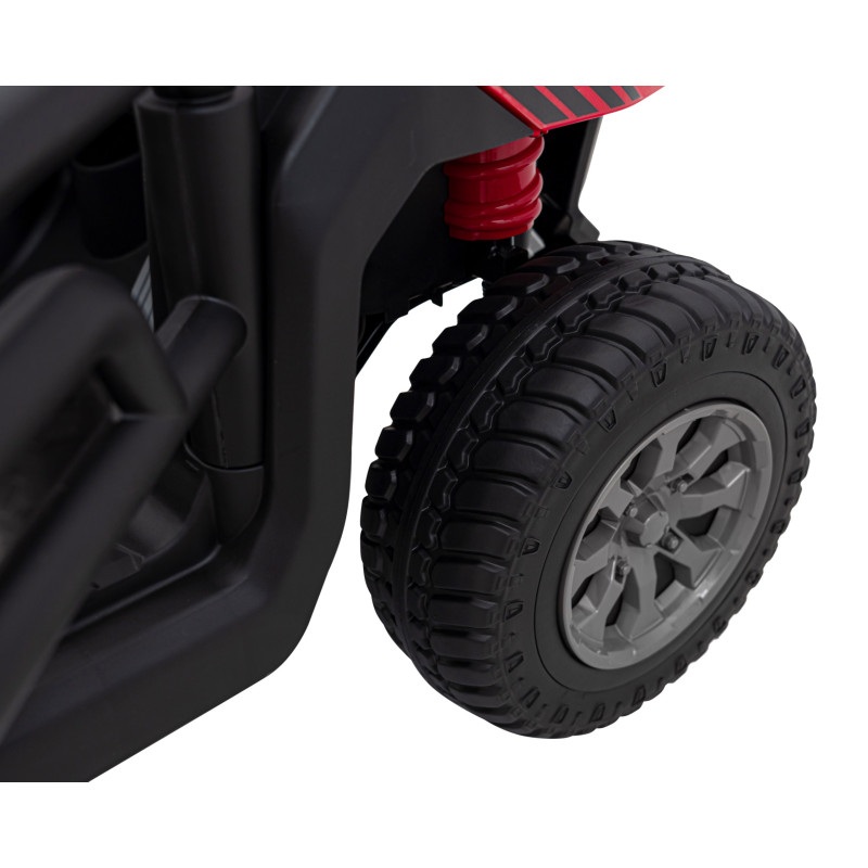 Auto Pick-Up Speed 900 dla dzieci Czerwony + Napęd 4x4 + Ruchomy kiper + Bagażnik + Pilot + Łopatka + Audio LED