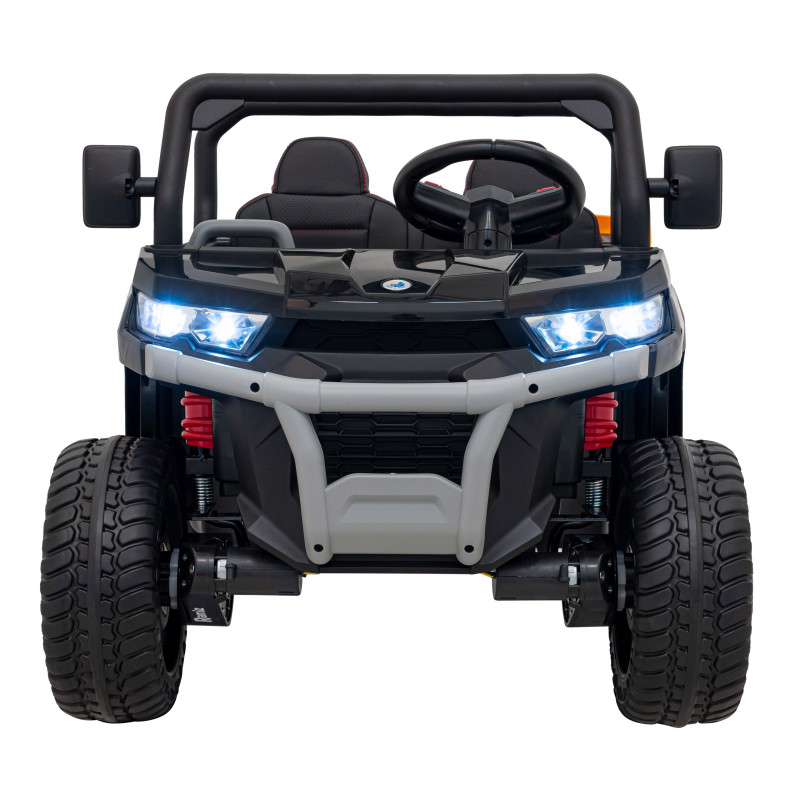 Auto Pick-Up Speed 900 dla dzieci Czarny + Napęd 4x4 + Ruchomy kiper + Bagażnik + Pilot + Łopatka + Audio LED