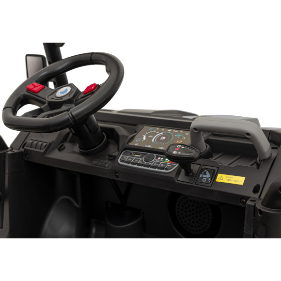 Auto Pick-Up Speed 900 dla dzieci Czarny + Napęd 4x4 + Ruchomy kiper + Bagażnik + Pilot + Łopatka + Audio LED