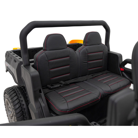 Auto Pick-Up Speed 900 dla dzieci Czarny + Napęd 4x4 + Ruchomy kiper + Bagażnik + Pilot + Łopatka + Audio LED