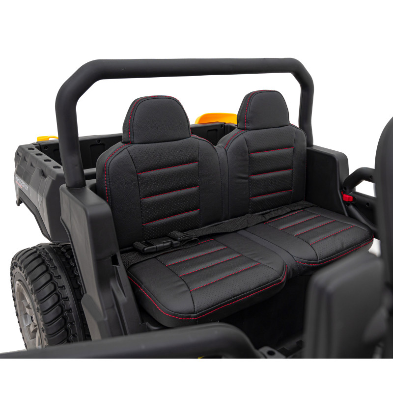 Auto Pick-Up Speed 900 dla dzieci Czarny + Napęd 4x4 + Ruchomy kiper + Bagażnik + Pilot + Łopatka + Audio LED
