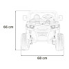 Auto Pick-Up Speed 900 dla dzieci Czarny + Napęd 4x4 + Ruchomy kiper + Bagażnik + Pilot + Łopatka + Audio LED