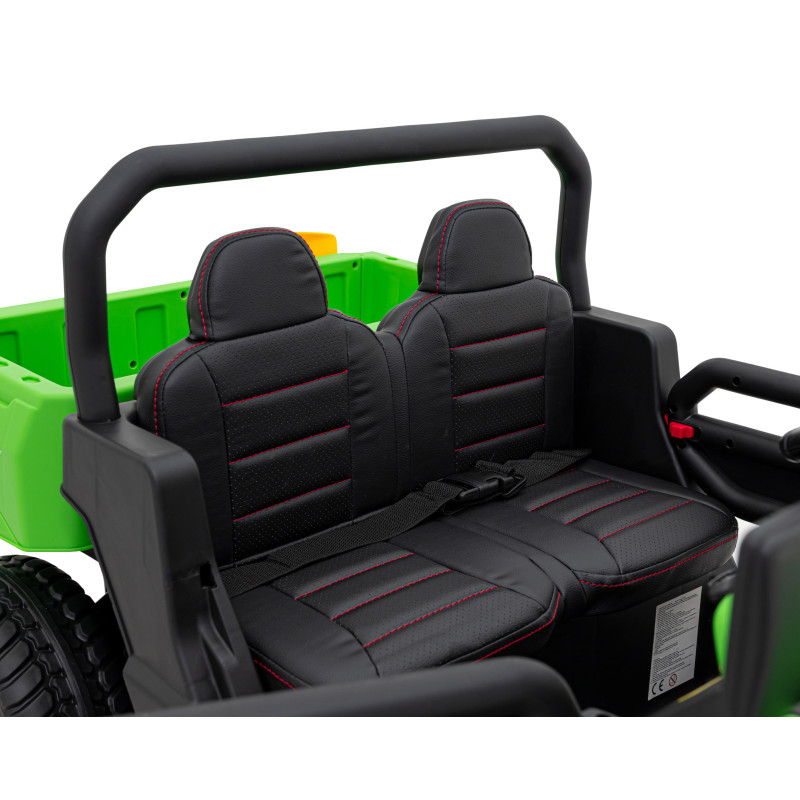 Auto Pick-Up Speed 900 dla dzieci Zielony + Napęd 4x4 + Ruchomy kiper + Bagażnik + Pilot + Łopatka + Audio LED