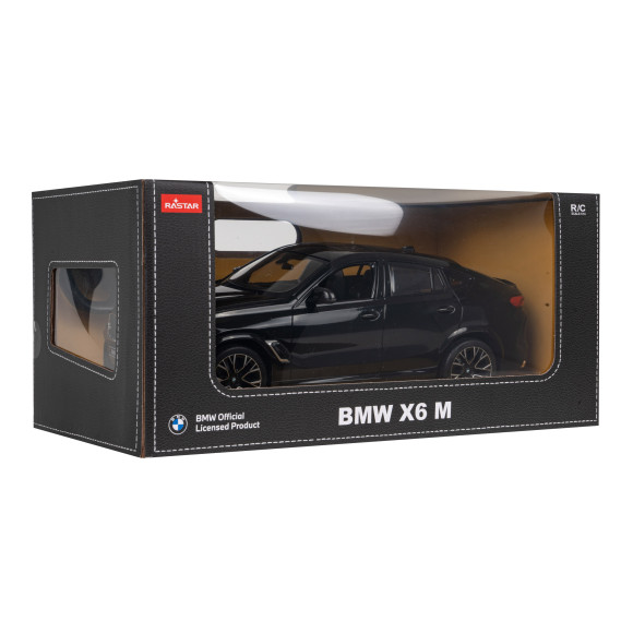 BMW X6 M czarny RASTAR model 1:14 Zdalnie sterowane auto + Pilot 2,4 GHz