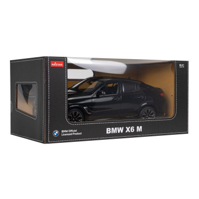 BMW X6 M czarny RASTAR model 1:14 Zdalnie sterowane auto + Pilot 2,4 GHz