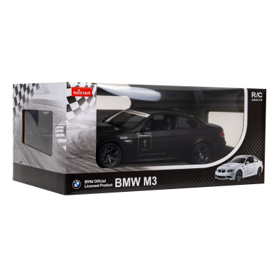 BMW M3 czarny RASTAR model 1:14 Zdalnie sterowane auto + Pilot 2,4 GHz