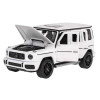 Mercedes-AMG G 63 biały RASTAR model 1:32 Metalowa karoseria + Ręcznie otwierane elementy