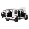 Mercedes-AMG G 63 biały RASTAR model 1:32 Metalowa karoseria + Ręcznie otwierane elementy