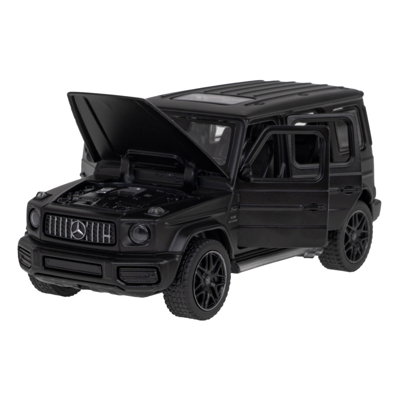 Mercedes-AMG G 63 czarny RASTAR model 1:32 Metalowa karoseria + Ręcznie otwierane elementy