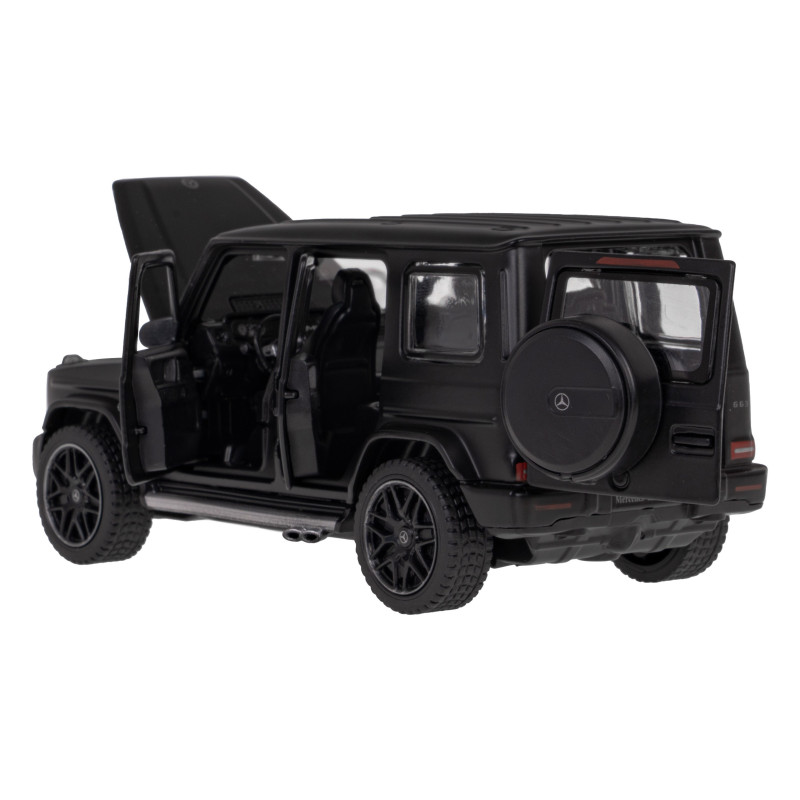 Mercedes-AMG G 63 czarny RASTAR model 1:32 Metalowa karoseria + Ręcznie otwierane elementy