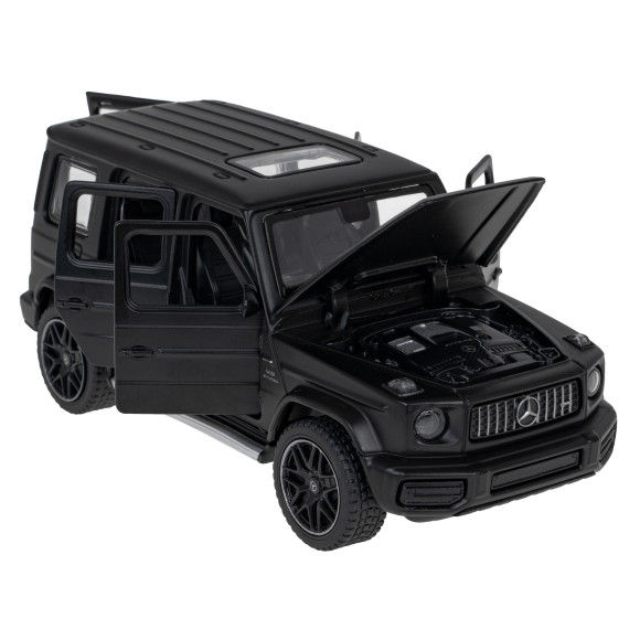 Mercedes-AMG G 63 czarny RASTAR model 1:32 Metalowa karoseria + Ręcznie otwierane elementy