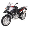 Motocykl BMW R 1200 GS biały RASTAR model 1:9 Metalowa karoseria