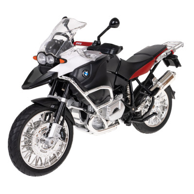 Motocykl BMW R 1200 GS biały RASTAR model 1:9 Metalowa karoseria